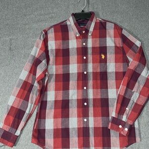 Polo by Ralph Lauren Men's Red Plaid Shirt